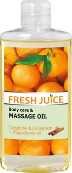 Олія для догляду та масажу Fresh Juice Tangerine&Cinnamon + Macadamia oil 150 мл (4823015928802)
