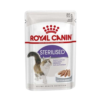 Вологий корм для дорослих стерилізованих котів ROYAL CANIN Роял канін STERILIZED LOAF 0.085 кг 12шт.
