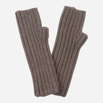 Митенки женские вязаные Malisa Мира ML7376 One Size Сепия