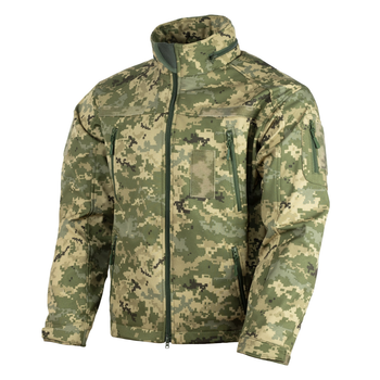 Куртка Vik-Tailor SoftShell з липучками для шевронів ММ-14 піксель ЗСУ 60