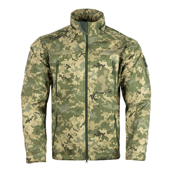 Куртка Vik-Tailor SoftShell с липучками для шевронов ММ-14 пиксель ЗСУ 46