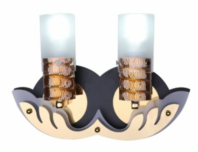 Бра Sirius N 6017-2Bk+Gd На 2 Плафона