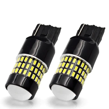 Автолампа LEDLUX W21W 78 діодів, лінза, 6000K 12-24В (ціна за шт)