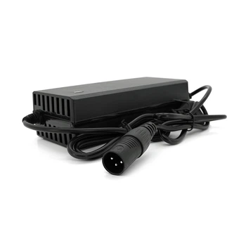Зарядний пристрій для акумуляторів Li-ion 48V(54,6V),13S,3A,штекер 3-pin XLR 18 mm(1+/2-),з індикацією,BOX