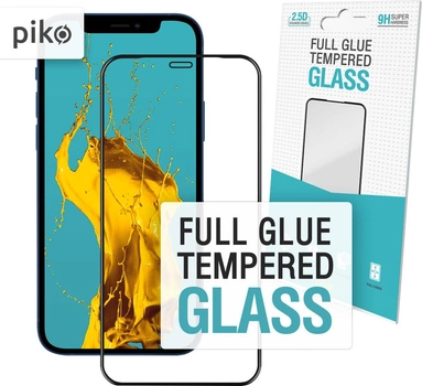 Защитное стекло Piko Full Glue для Apple iPhone 12/12 Pro Black (1283126506468)