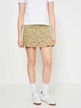 Спідниця міні літня жіноча Stradivarius 4658/639/505 M Салатова (SZ04658639505036)
