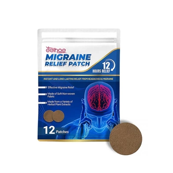 Пластир від головного болю та мігрені Migraine Relief Patch 12 шт