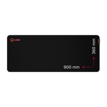 Коврик для мышки Lorgar Main 329 Black/Red (LRG-GMP329)
