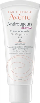 Зволожувальний крем Avene Antirougeurs для сухої та дуже сухої шкіри схильної до почервоніння SPF 30 40 мл (3282770203554)