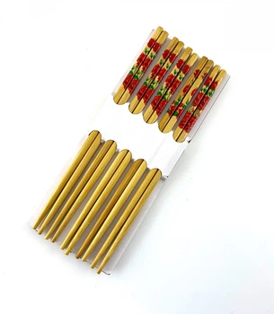 Палички для їжі бамбук (10 пар) 24,5х9х1,5 см 34189D