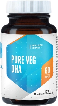 Харчова добавка Hepatica Pure Veg DHA 60 капсул для імунітету (5905279653375)