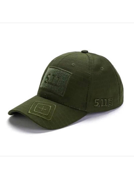 Тактична армійська кепка Олива з липучкою OneSize Olive