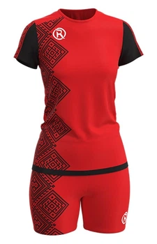 Форма волейбольна жіноча RIGO ADAMANT Red-Black XS