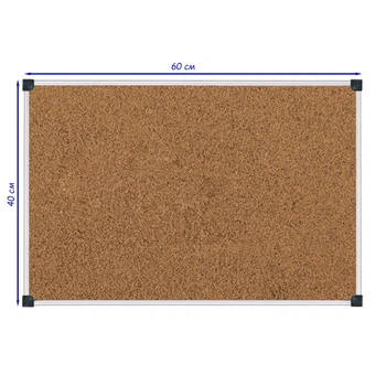 Доска пробковая 60x40 см
