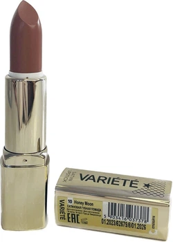 Помада для губ Eveline Cosmetics VARIETE Satin Lipstick сатиновая № 10