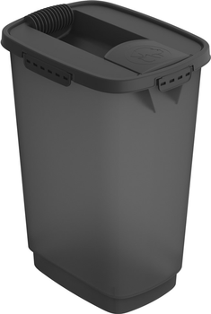 Контейнер для хранения корма Pet Nova тонированный пластик 25 л (P-FOOD-STORAGE-25L-BLA)