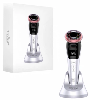 Мікрострумовий RF ліфтинг-масажер для обличчя MEDICA+ Skin Lifting 7.0 White Японія (EMS+LED)