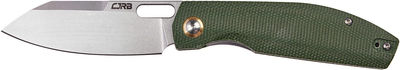 Нож CJRB Knives Ekko AR-RPM9 Steel Micarta Green (27980356)