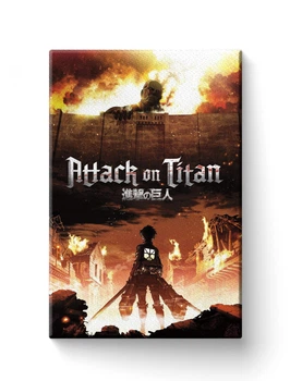 Картина FNBK Атака Титанов 1 аниме (Attack on Titan) 30x40 см