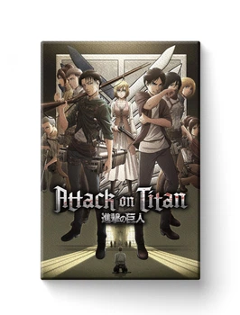 Картина FNBK Атака Титанов 5 аниме (Attack on Titan) 30x40 см
