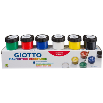 Фарба GIOTTO 6 кольорів темперна 1048885