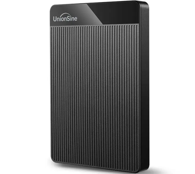 Внешний Карманный Жесткий диск UnionSine HD2510 500Gb для Windows MacOS PS4 XBox Черный