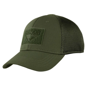 Тактическая кепка бейсболка Condor FLEX TACTICAL MESH CAP 161140 Small, Олива (Olive)