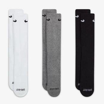 Набір жіночих шкарпеток високих бавовняних Nike U NK EVERYDAY PLUS CUSH CREW SX6888-964 38-42 3 пари Multicolor (194955548233)