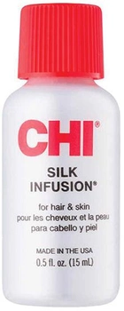 Kompleks rewitalizujący do włosów z jedwabiem CHI Silk Infusion 15 ml (633911631904)