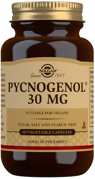 Suplement diety Solgar Pycnogenol 30mg 60 kapsułek (33984023048)