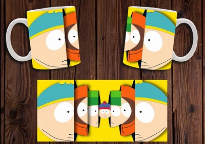 Кружка CupKit "Южный Парк / South Park" №4 330мл белая