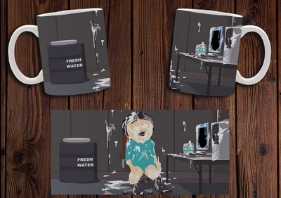 Кружка CupKit "South Park / Саус Парк" №8 330мл біла