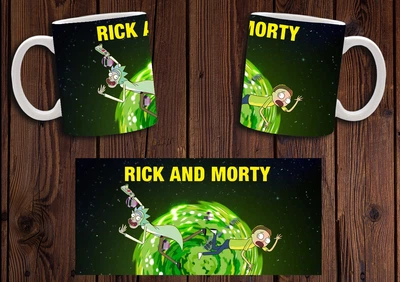 Кружка CupKit "Рік і Морті / Rick and Morty" №4 330мл біла