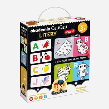 Akademia CzuCzu- Litery + Edukacyjny zestaw puzzli (2251)