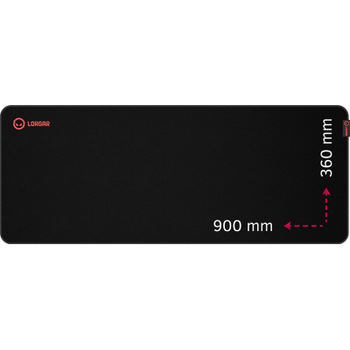 Коврик для мышки Lorgar Main 329 Black/Red (LRG-GMP329)