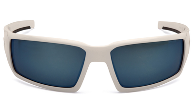 Окуляри захисні Venture Gear Pagosa White (ice blue mirror) Anti-Fog, дзеркальні сині в білій оправі