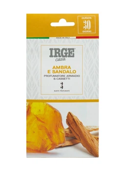 Ароматизатор для гардеробу IRGE в гранулах Ambra & Sandalo 3 шт