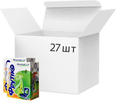 Упаковка соку Фрутіко Яблучного 0.2 л х 27 шт (4820001472134)