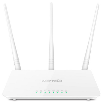Маршрутизатор Tenda F3 802.11n N300 3xFE LAN 1xFE WAN 3x5dBi Ant 2.4ГГц