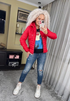 Fashions • Женская куртка Женевьева Fashions 50 красный (0240/а-мк)
