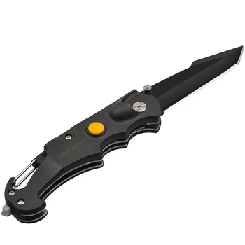 Ніж зі склобоєм та ліхтарем AceCamp 4-function Folding Knife