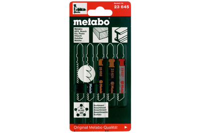 Набор пилок для лобзика Metabo 5 шт (623645000)