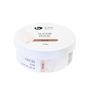 Цукрова паста для шугарингу Total Beauty "Hard" щільна 350 г