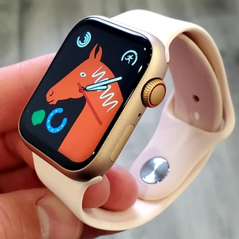 Смарт годинник 8 Series Smart Watch GS8 Mini Gold 41 mm українське меню