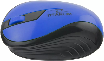 Миша Esperanza Titanum TM114B Wireless Black/Blue (5901299904763)