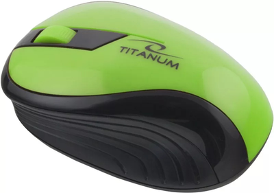 Mysz bezprzewodowa Esperanza Titanum TM114G Czarny/Zielony (5901299904794)