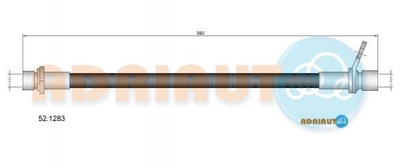 Шланг гальмівний ADRIAUTO 52.1283 Toyota Avensis 9008094A66