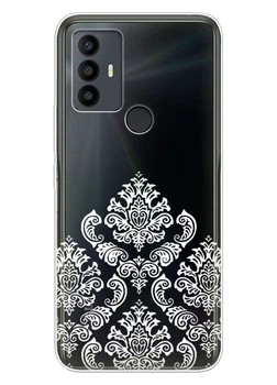Прозрачный силиконовый чехол iSwag для TCL 30 SE / TCL 30E / TCL 306 / TCL 305 с рисунком - Мандала (ISTCL30SE26)