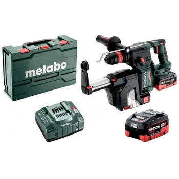 Аккумуляторный перфоратор Metabo KH 18 LTX BL 24 Q SET ISA 2 акб 5.5 Ah, в кейсе (601714930)