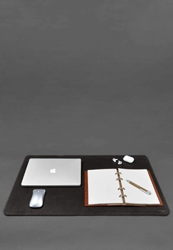 Килимок для робочого столу 2.0 двосторонній темно-коричневий